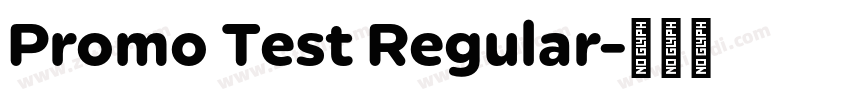 Promo Test Regular字体转换